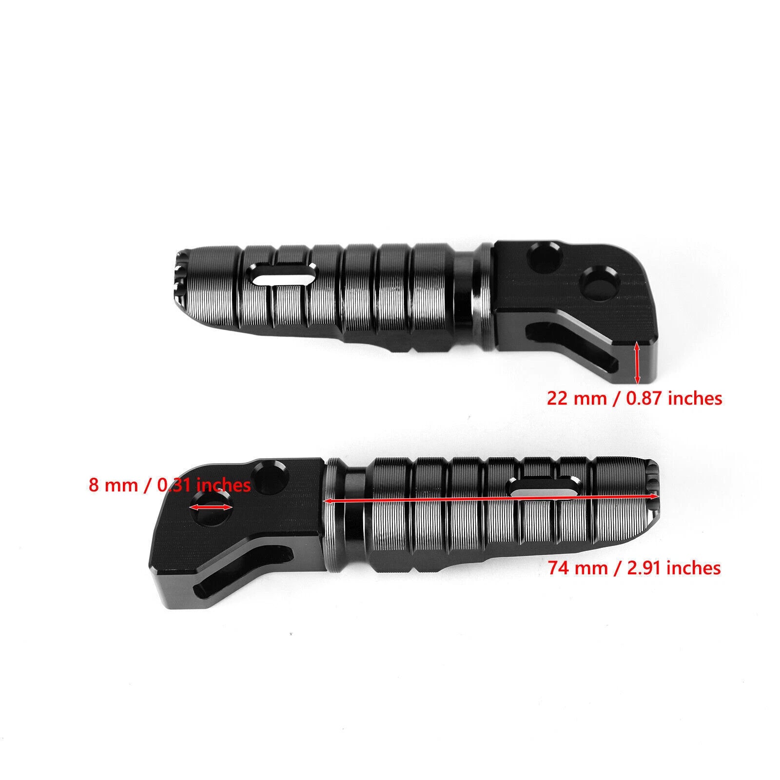 Rear Footrests Foot Pegs for Husqvarna Vitpilen Svartpilen 250 401 (2019–2021)