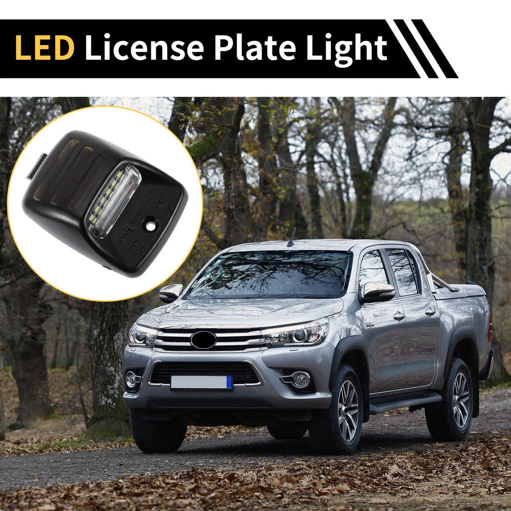 2PCS License Plate Light for Toyota Tundra (2000–2013) Clear Lens