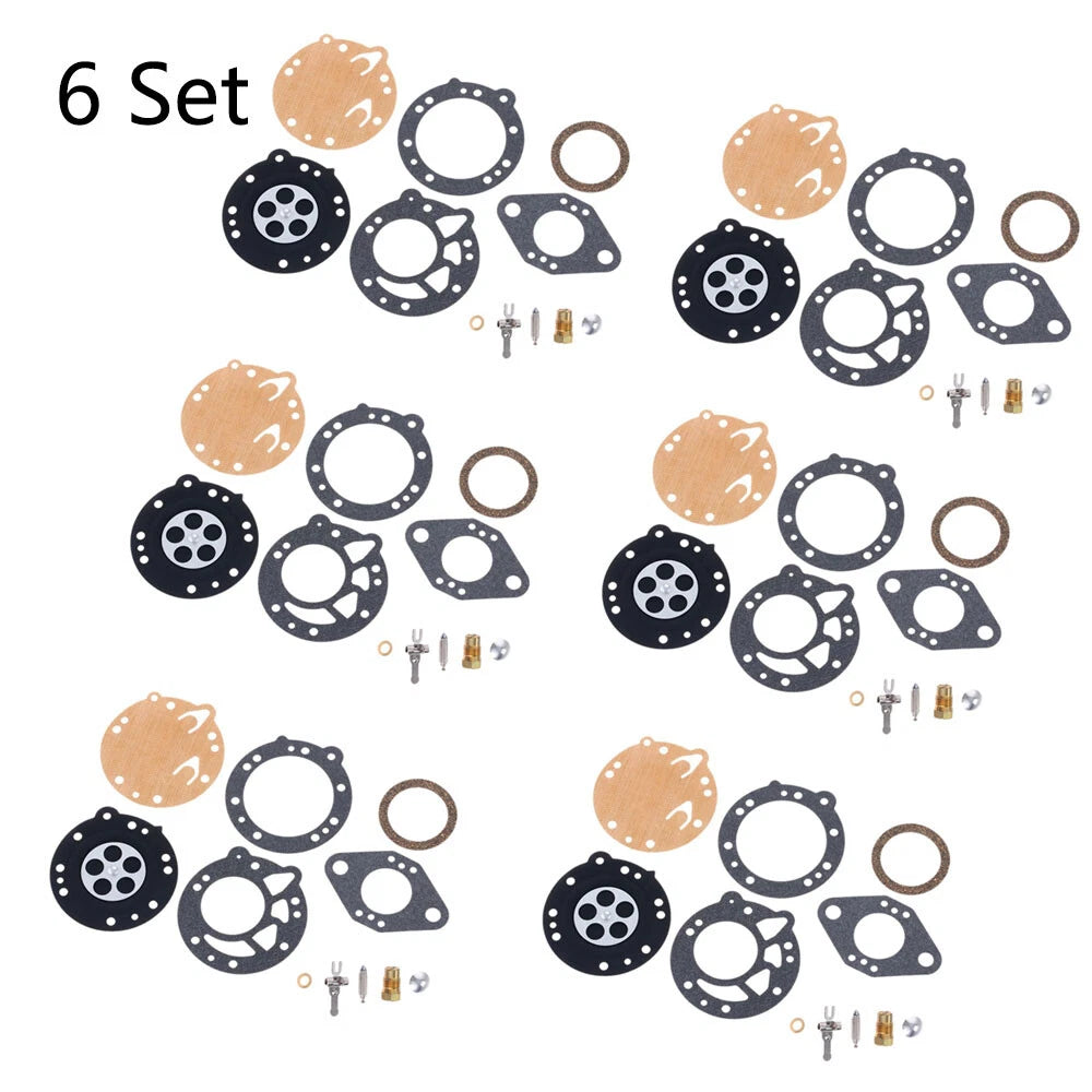 Set of 6 Carburetor Gasket Kit for Tillotson RK-88HL Stihl Ryobi Chainsaw