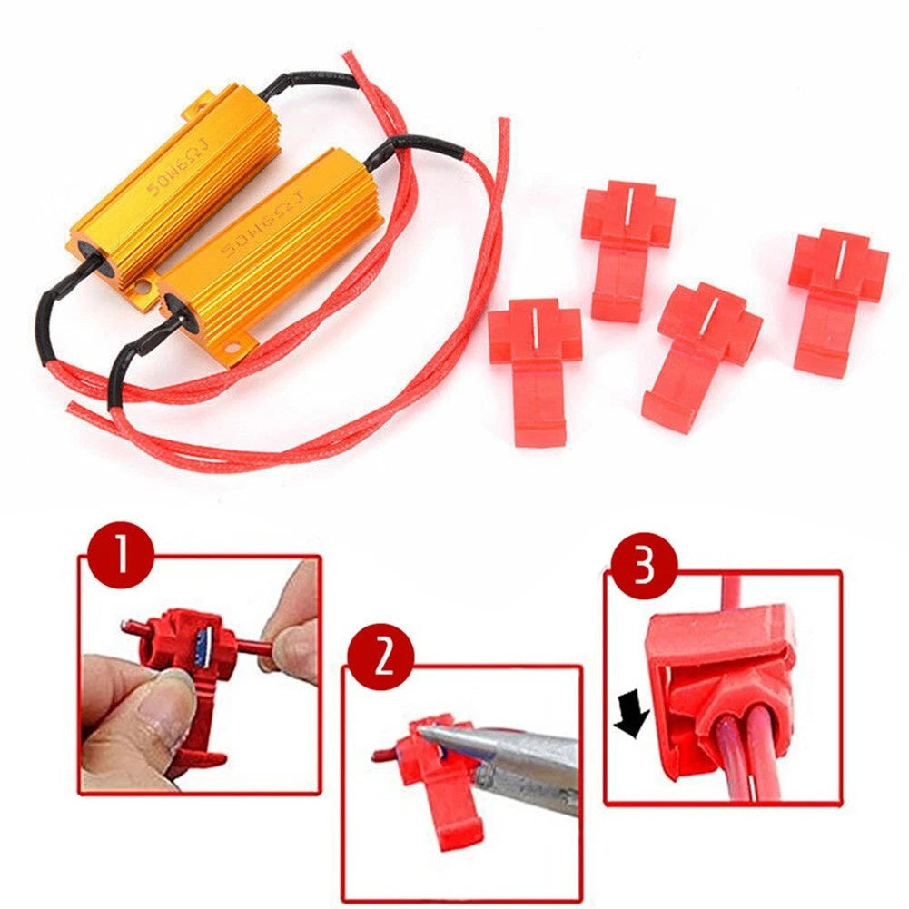 50W 6 Ohm Load Resistor for Universal Turn Signal (Error Flash Fix)