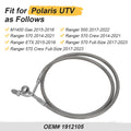 Rear Left Brake Line for Polaris Ranger 500 570 ETX (1912105) 39"