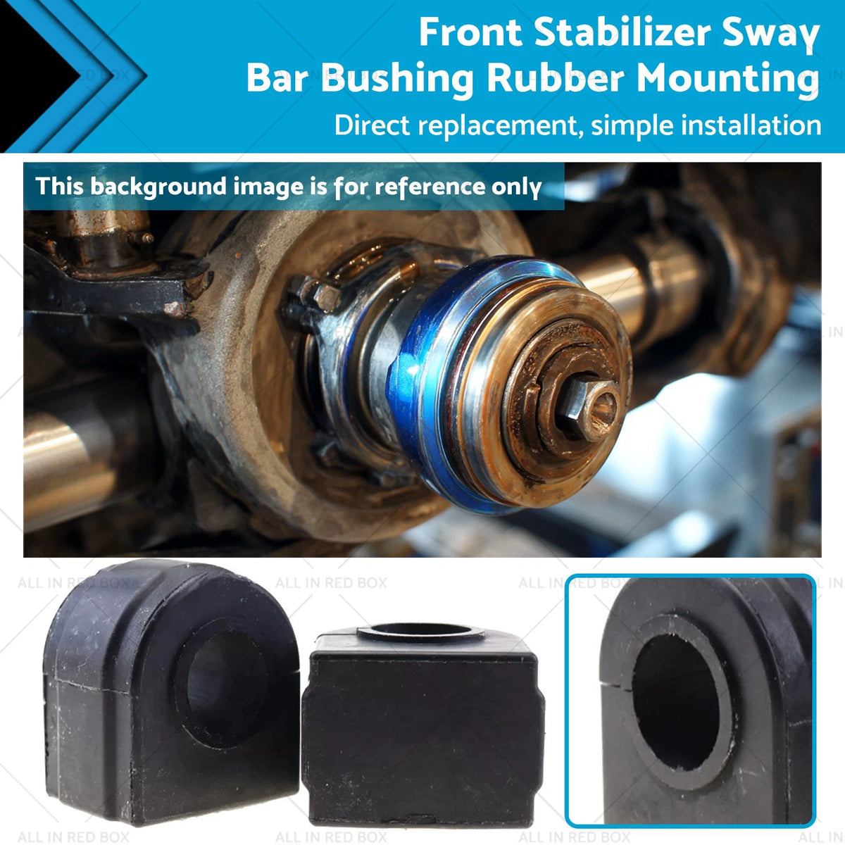 Front Stabilizer Sway Bar Bushing for BMW X5 E70, X6 E71, E72 (2007–2018)