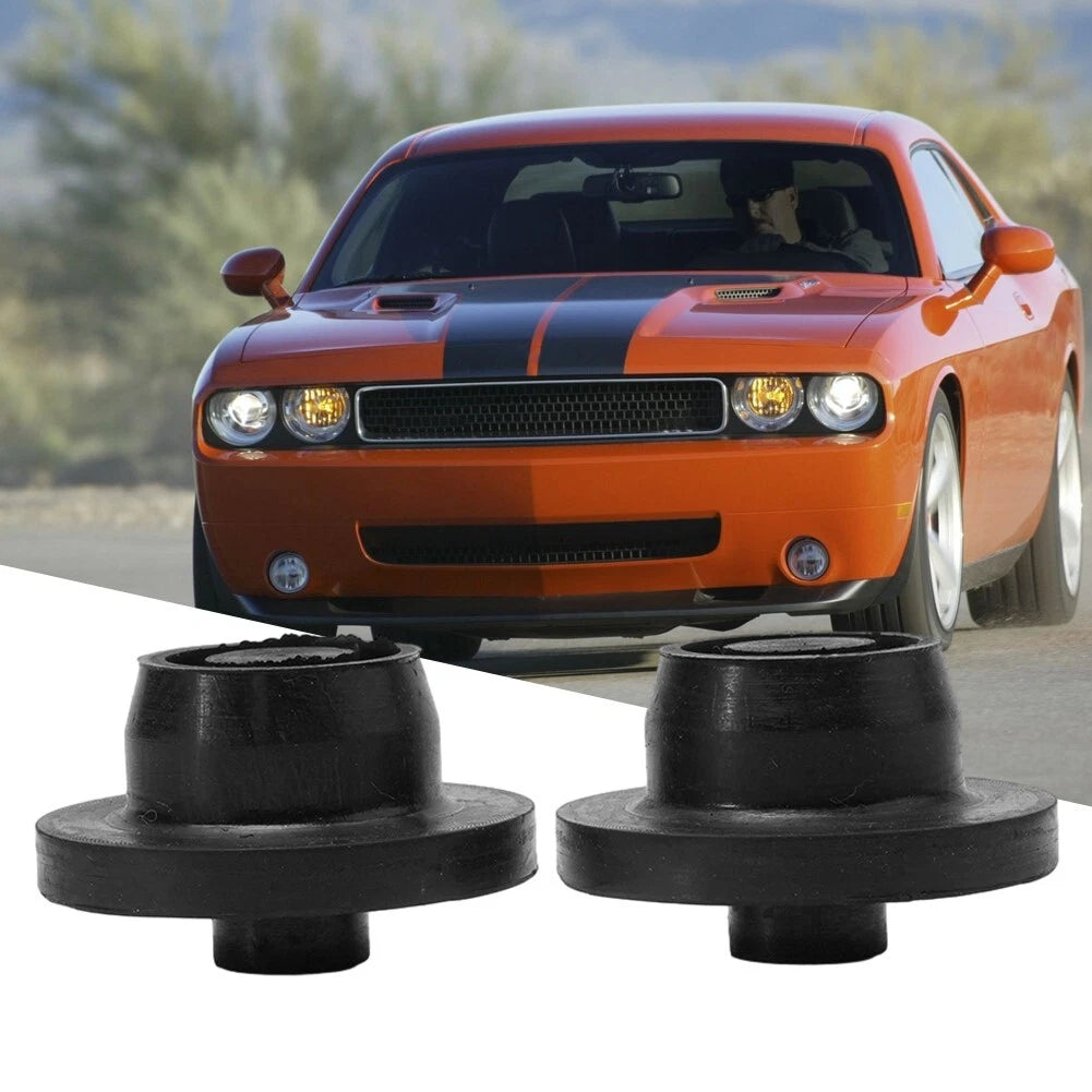 2X Upper Insulator Radiator Mount Bushing Rubber for Toyota
