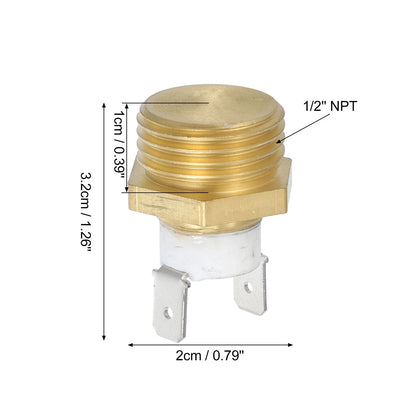 Radiator Sensor Switch for Car (185-200 Degrees, 1/2'' NPT)