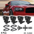 4pcs Front Windshield Washer Nozzle Replacement for Toyota Corolla Sienna (2000–2009)