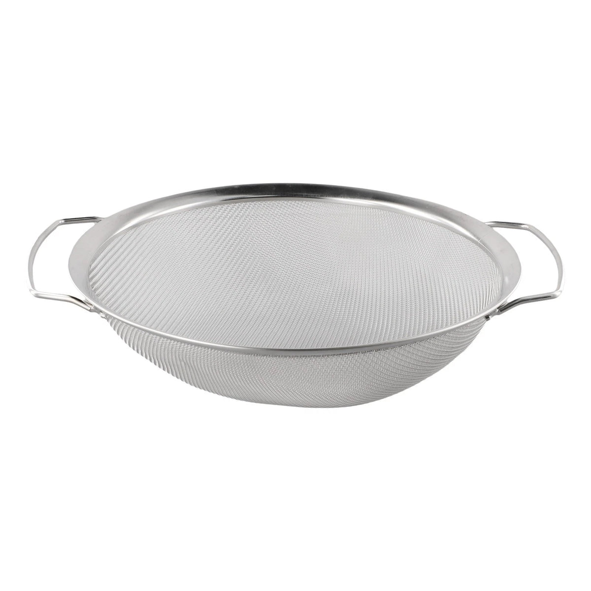 Stainless Steel Fine Mesh Colander with 2 Handles for Kitchen Use