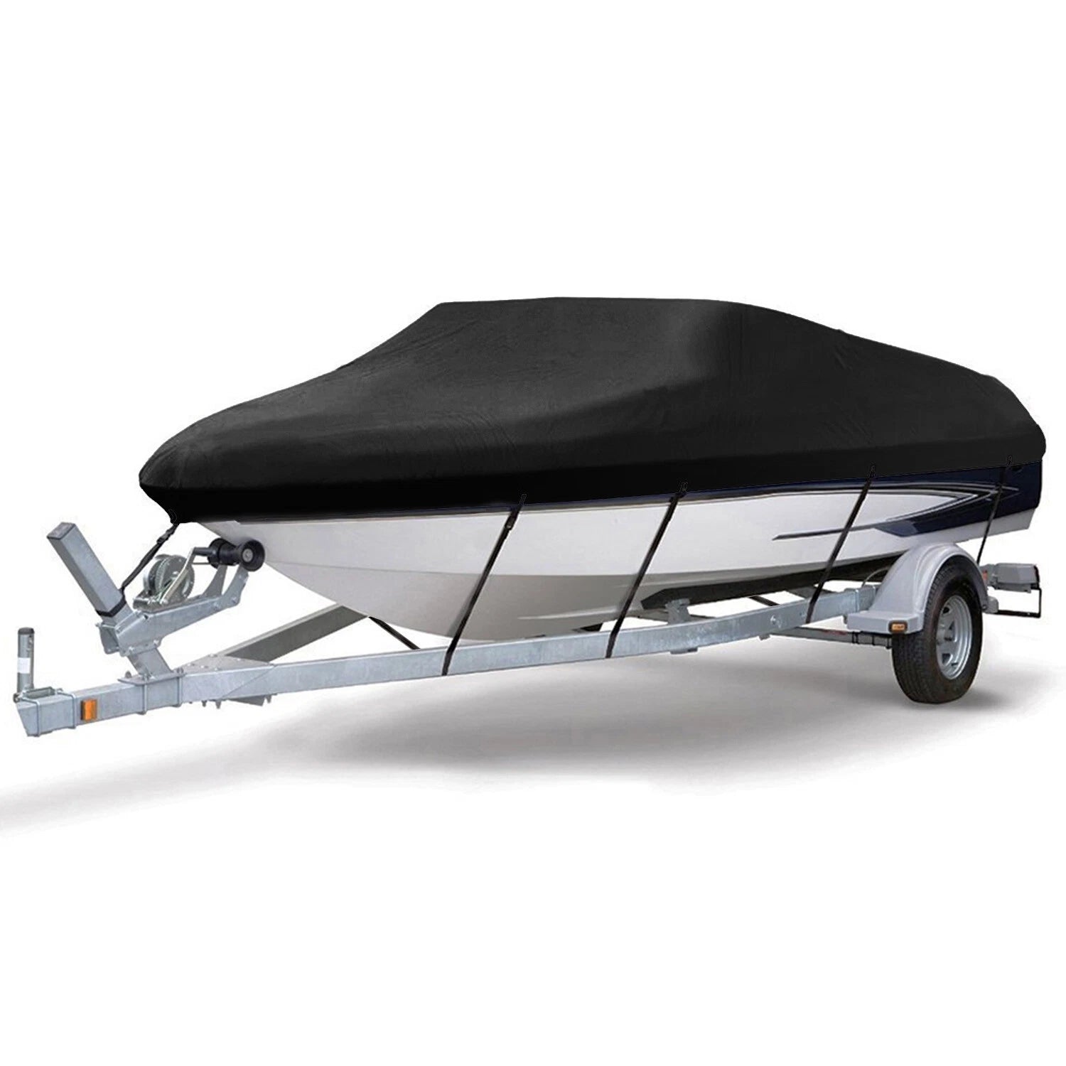Boat Cover for V-Hull Runabout (Waterproof, Trailerable)