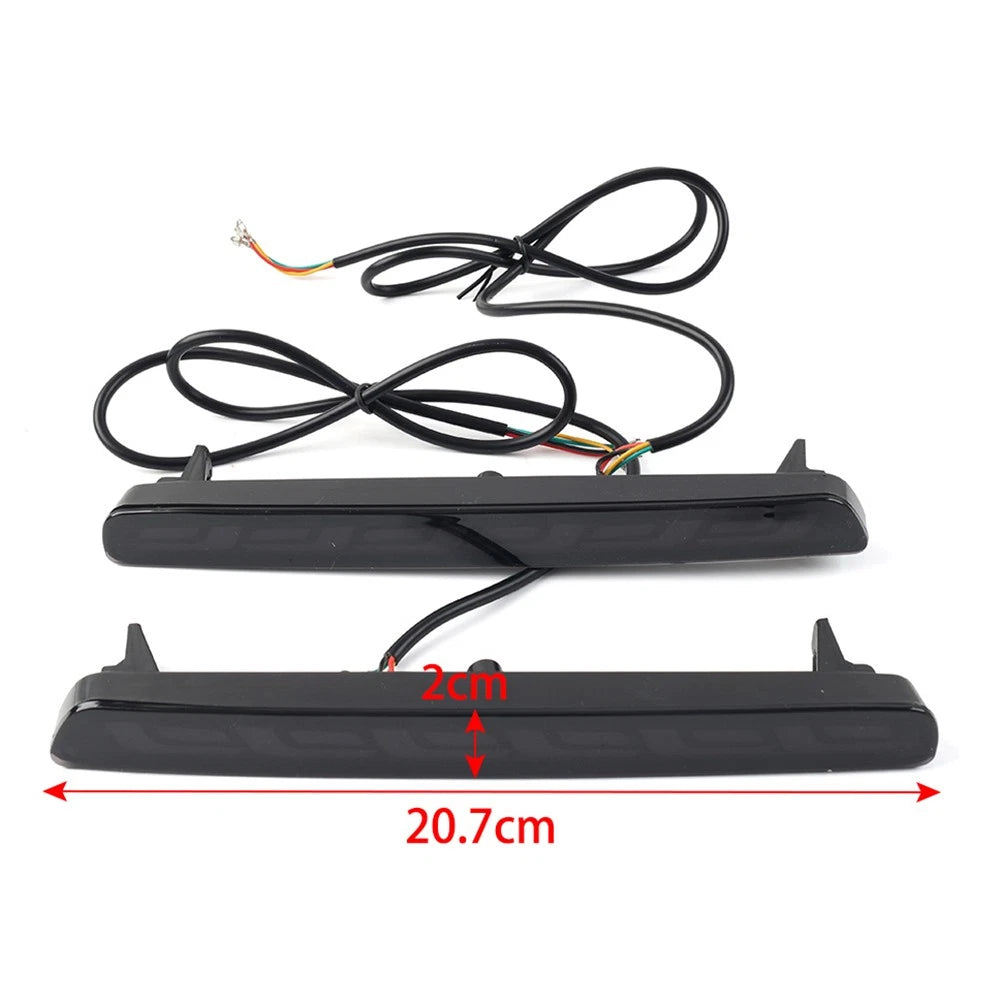 2X Rear Bumper Reflector Daytime Running Light for Honda CR-V