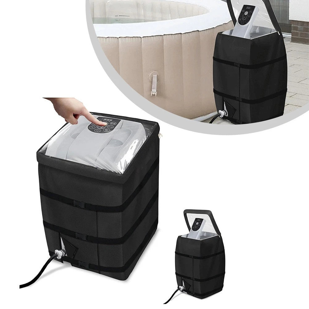 Waterproof Spa Heater Pump Cover for Spa (600D Oxford Fabric)