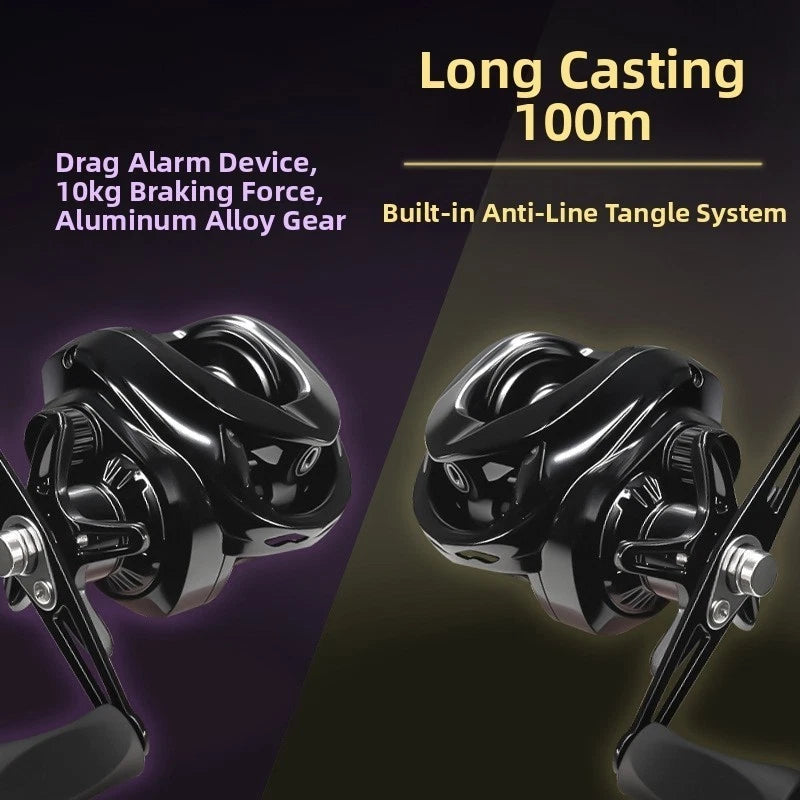 Baitcasting Reel for Freshwater Fishing Right-Hand Retrieve