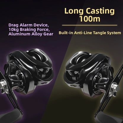 Baitcasting Reel for Freshwater Fishing Right-Hand Retrieve