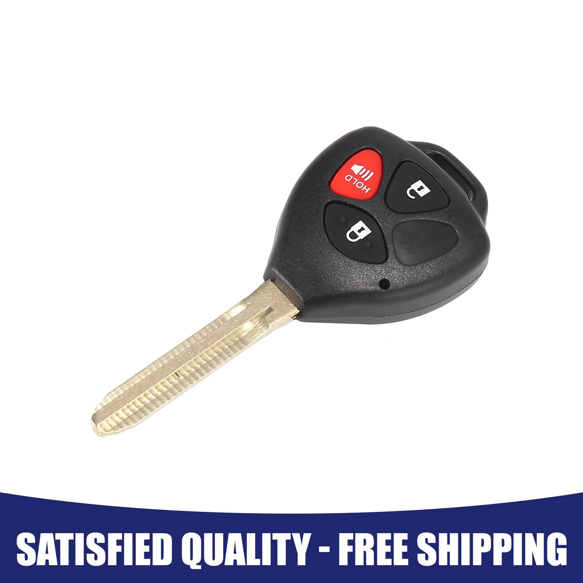 Uncut Key Fob Remote Case HYQ12BBY for Toyota Camry (2007–2010) 3 Button