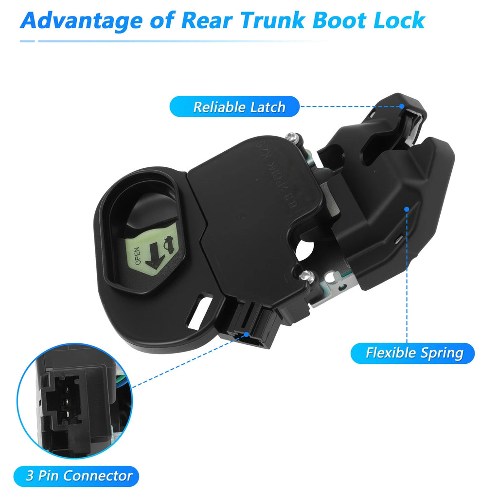 Tailgate Latch Lock Actuator for Honda Civic 2-Door Coupe (2006–2011)