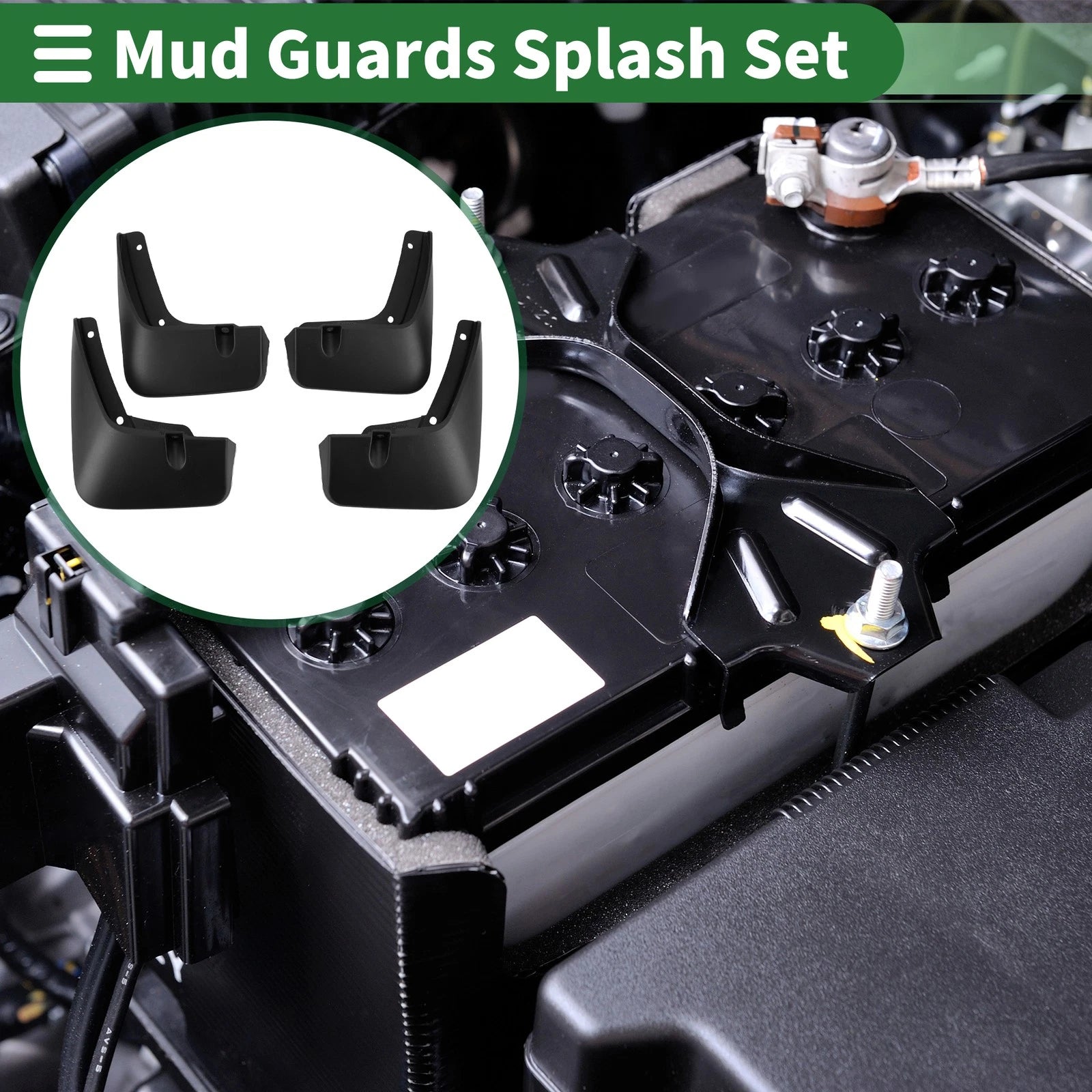Mud Flaps Splash Guards Front Rear Set for Hyundai Palisade (2019–2023)