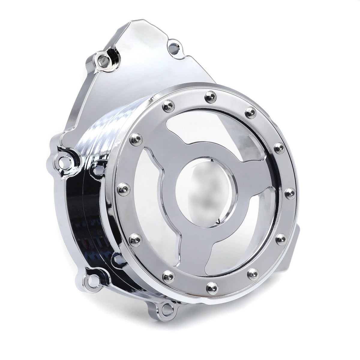Chrome Clear Stator Engine Cover for Yamaha YZF R1 (2009–2014)
