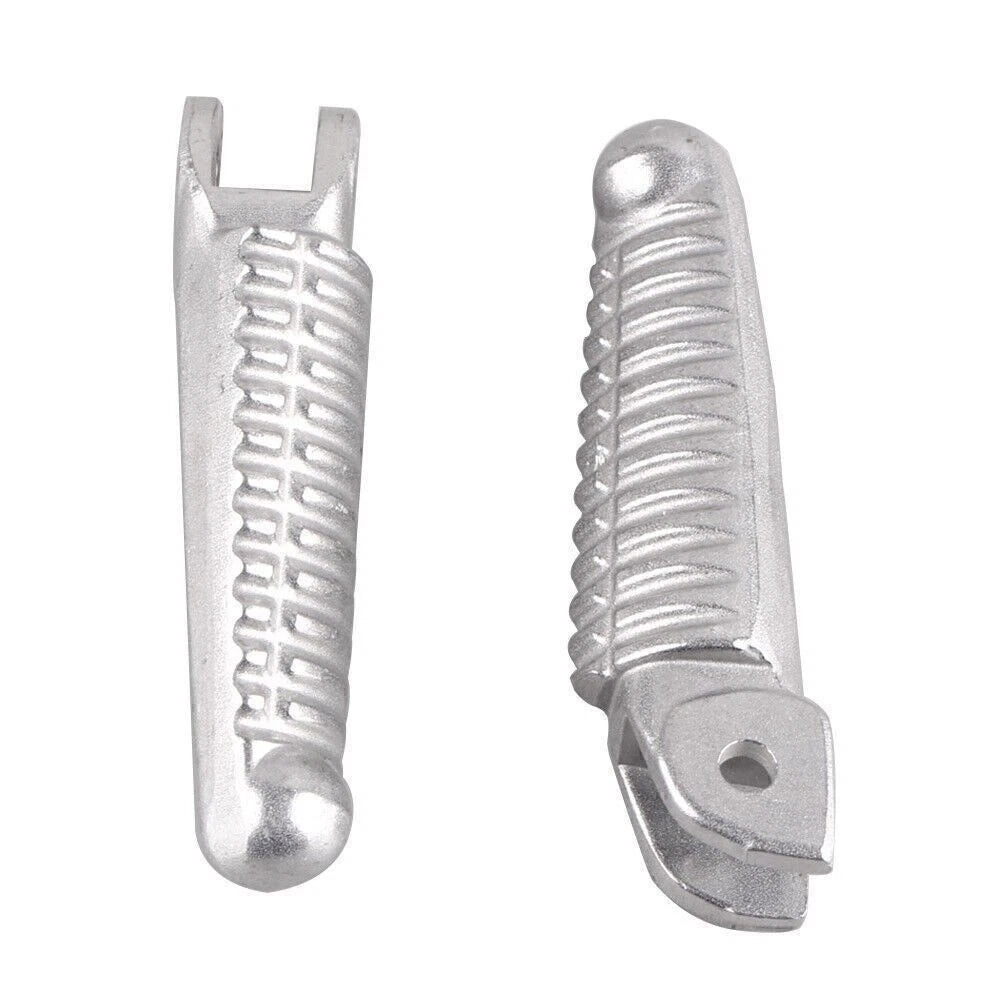 2X Front Foot Pegs for Ducati 848 1098 1198 (2008–2013) Silver