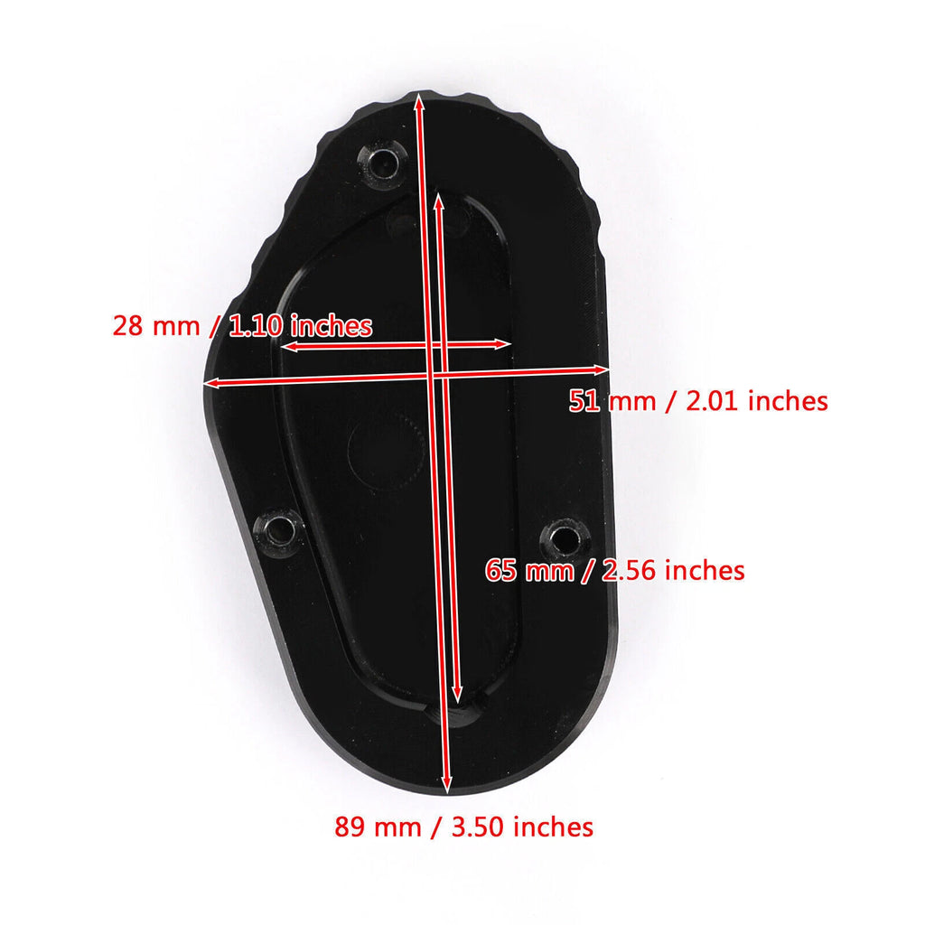 Kickstand Enlarged Plate Pad for Triumph Bonneville T100/T120 (2016–2020)