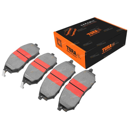 Set of 4 Front Disc Brake Pads for Nissan Pathfinder R51 (2011–2013)