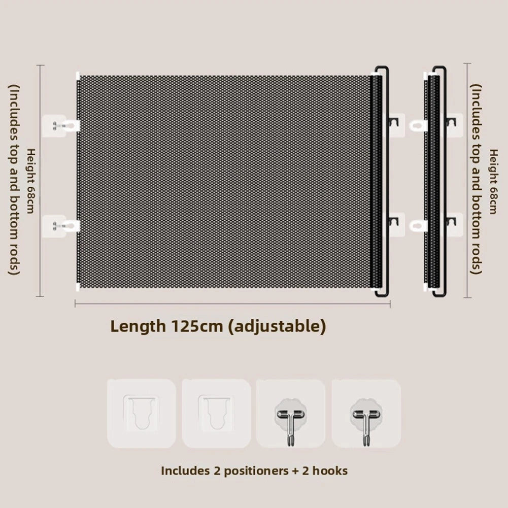 Retractable Cat Gate for Doorways Hallways Stairs (2010–2023)