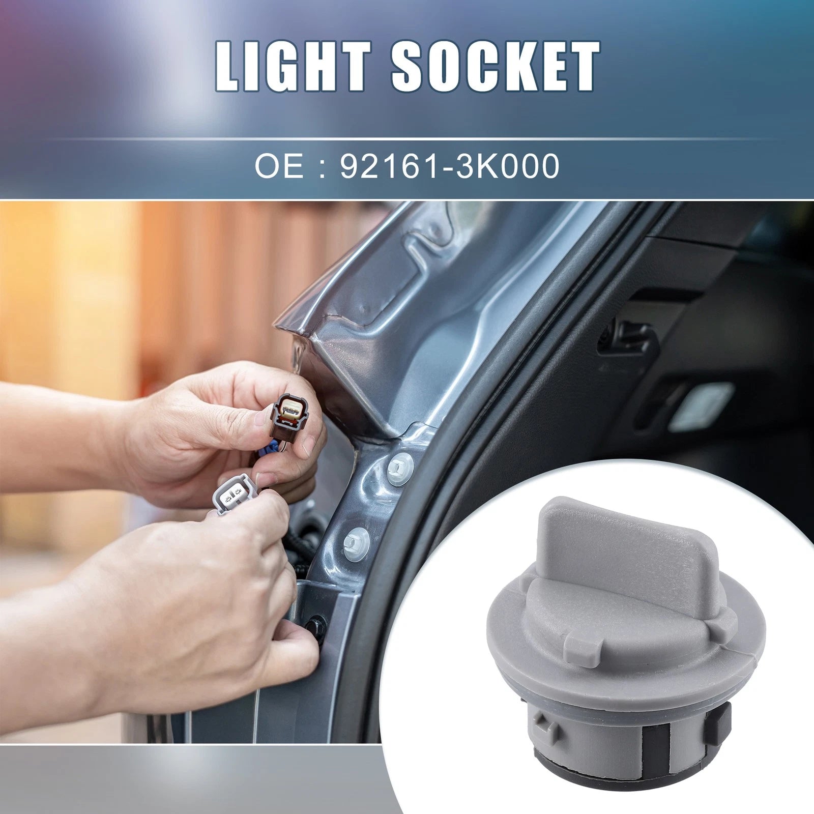 Turn Signal Light Lamp Bulb Holder Replacement for Hyundai Elantra (2009–2012)