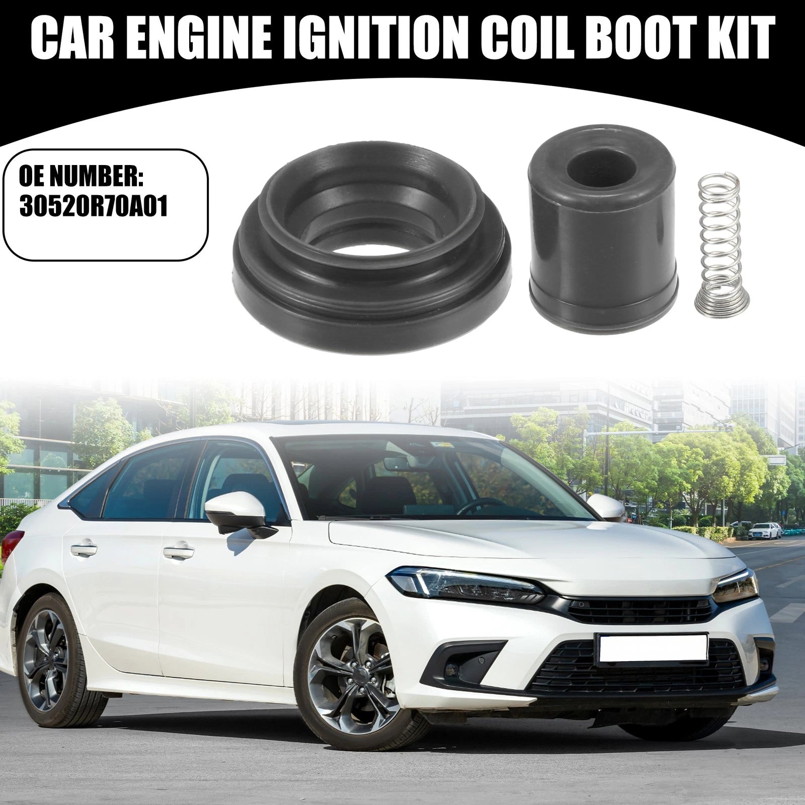Engine Ignition Coil Boot Kit Set for Honda Pilot (2003–2014)