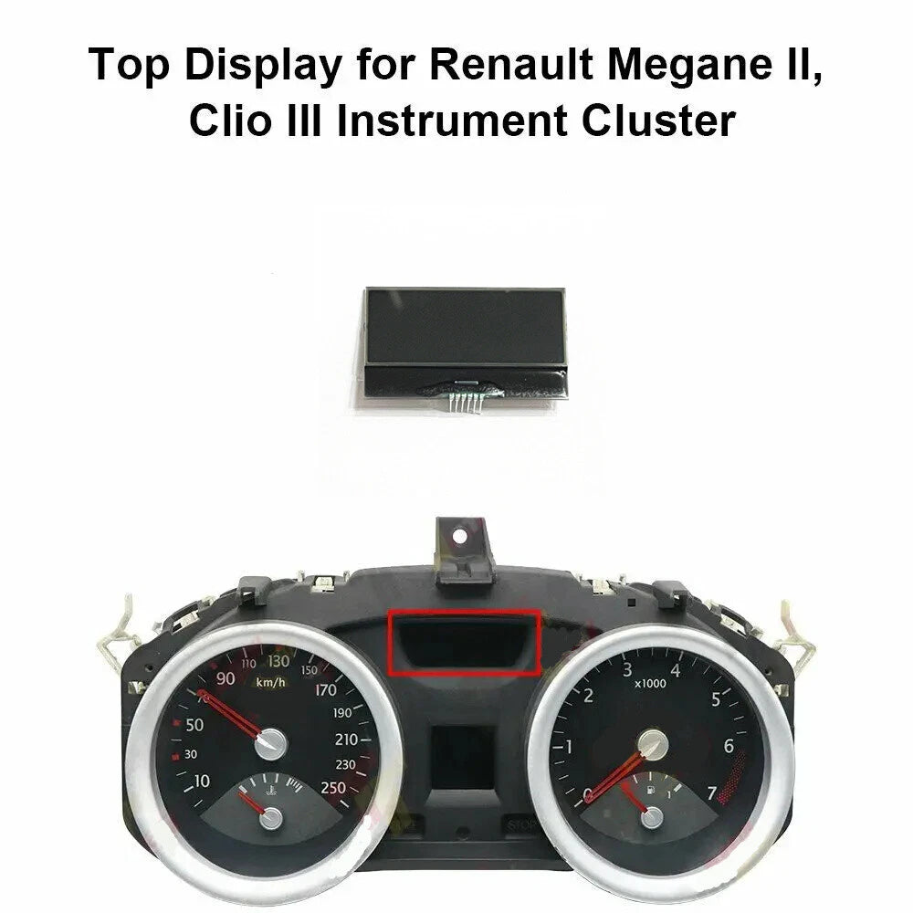 LCD Display for Renault Megane II, Clio III (2002–2016)