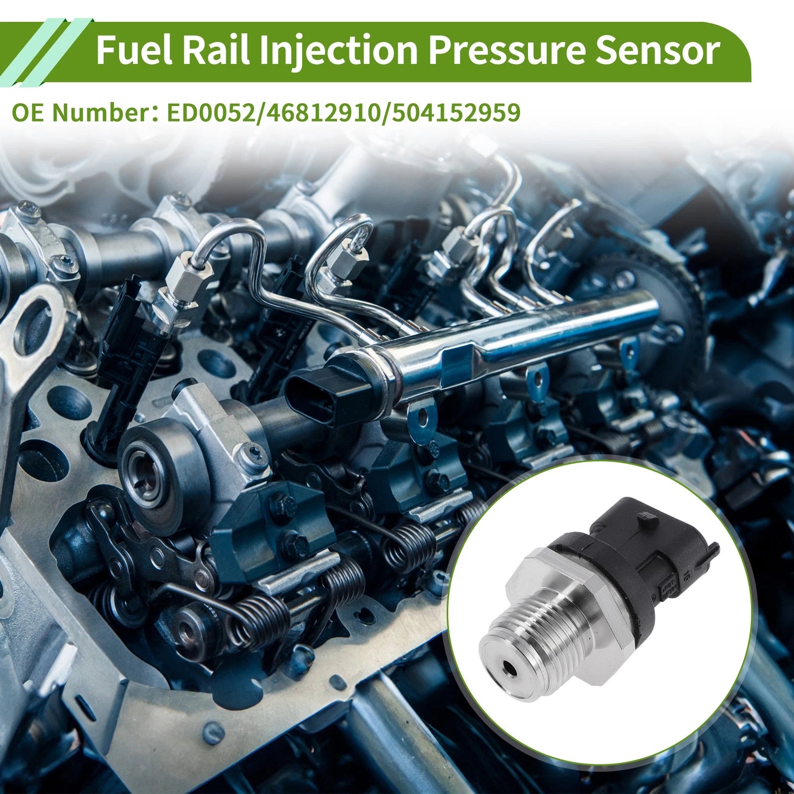 Fuel Injection Pressure Sensor No. ED0052 for Volvo XC60 (2009–2017)