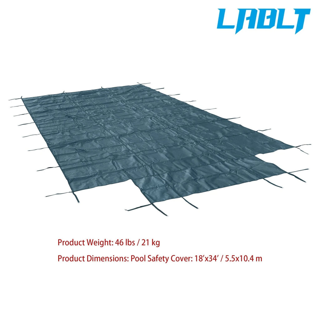 Mesh Pool Safety Cover for 16x32 ft Rectangle (LABLT)