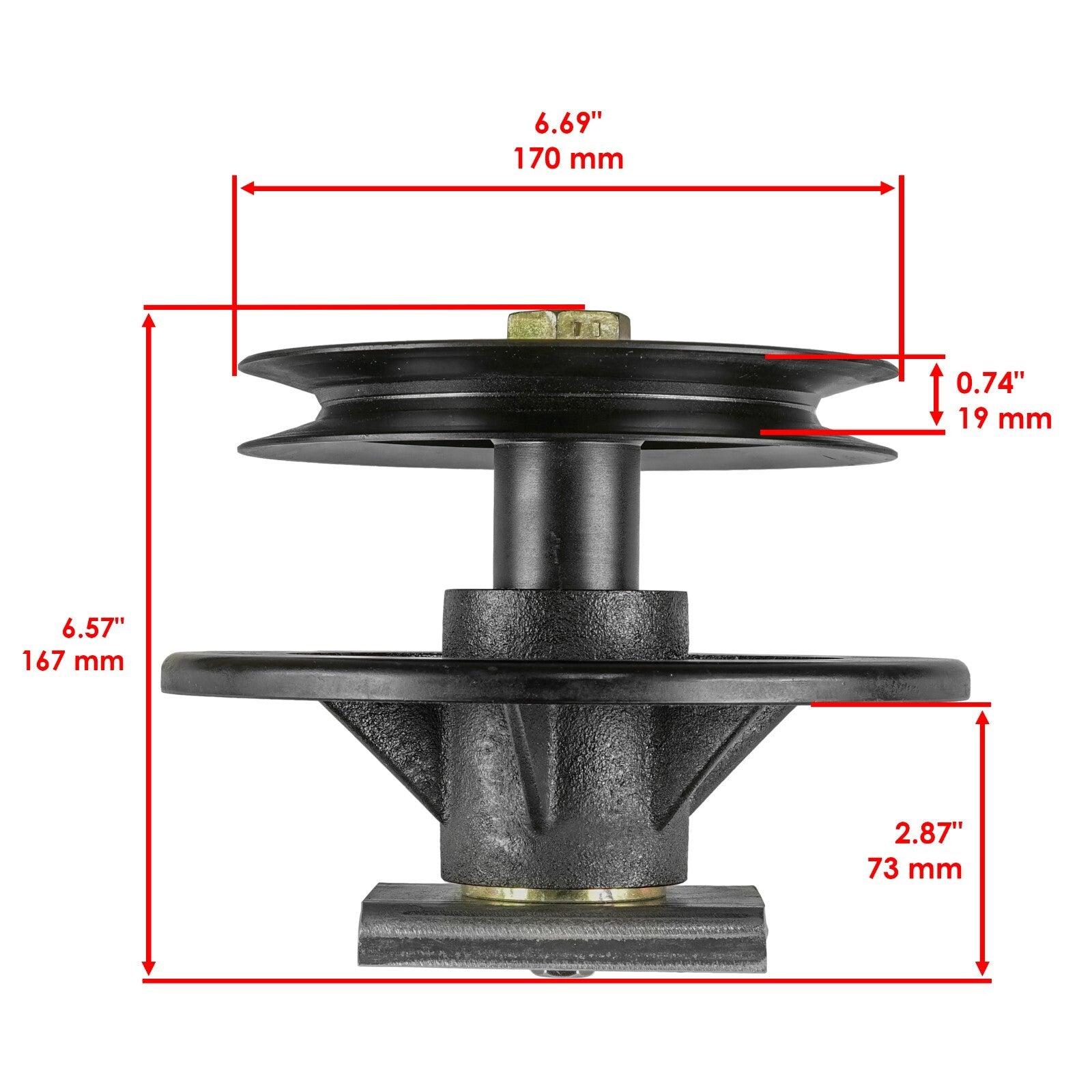Deck Spindle Assembly Replacement for Toro 52 Inch Zero Turn (1999–2024)