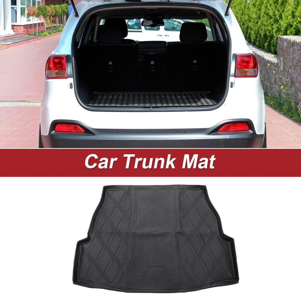 Cargo Liner Rear Trunk Mat TPE for Toyota RAV4 2019–2024 Diamond Pattern