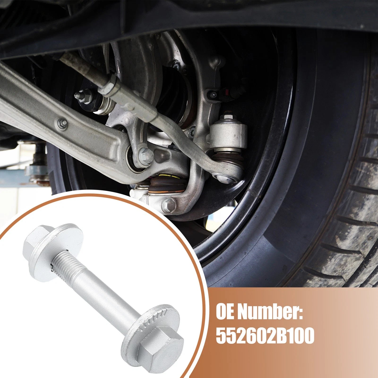 Camber Eccentric Bolts Replacement Set for Hyundai Santa Fe (2007–2009)