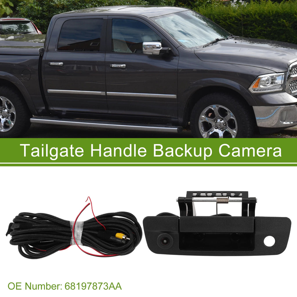 Tailgate Handle Backup Rear View Camera No. 68197873AA for Dodge Ram 1500 (2019–2023)