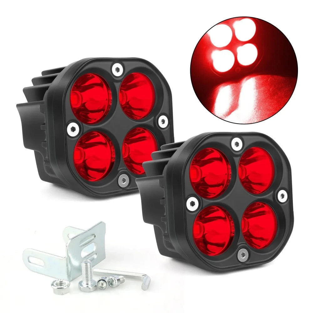 2Pcs 3" 40W LED Cube Pods Work Light for Offroad SUV