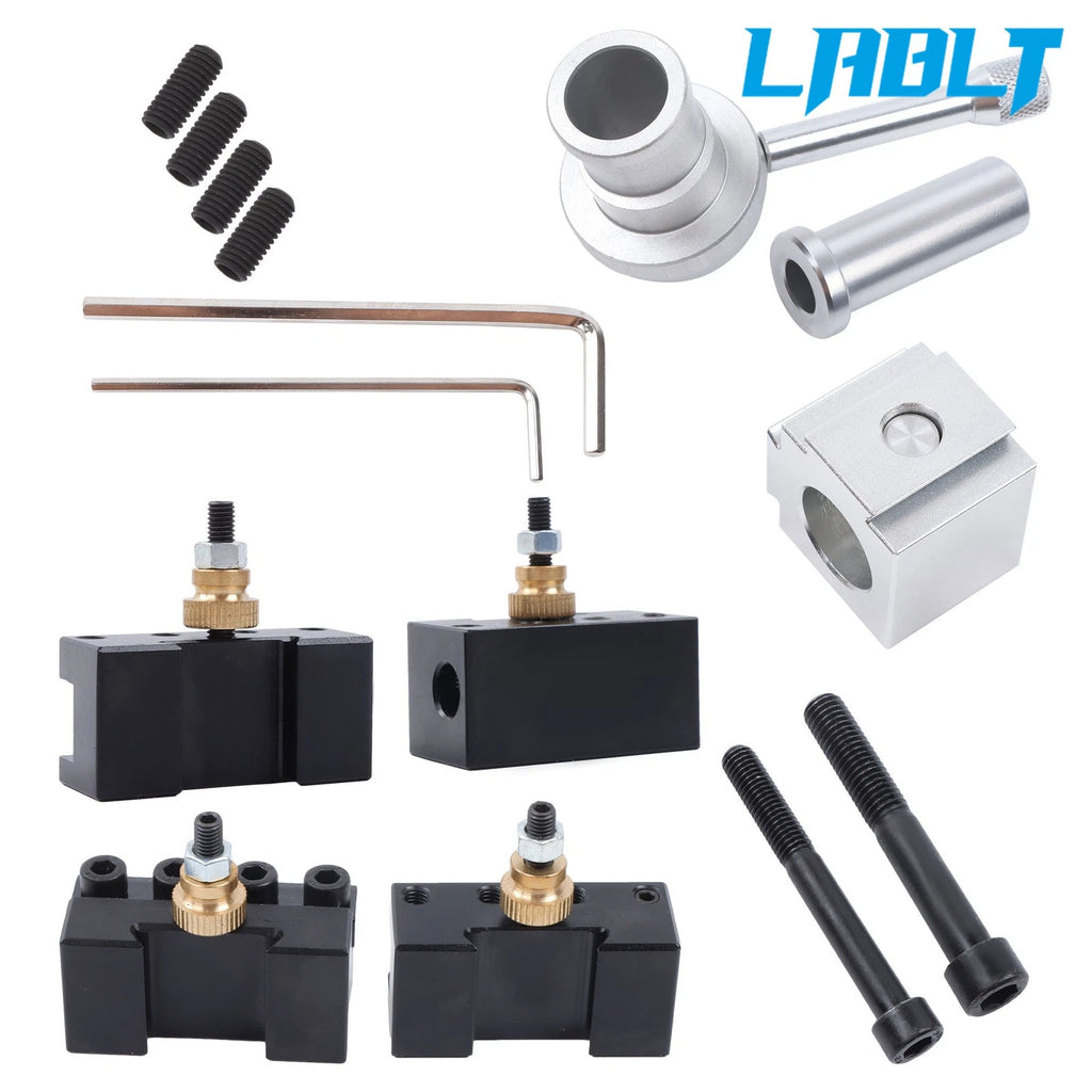 Mini Quick Change Tool Post Set for 7×10 7×12 7×14" Lathes