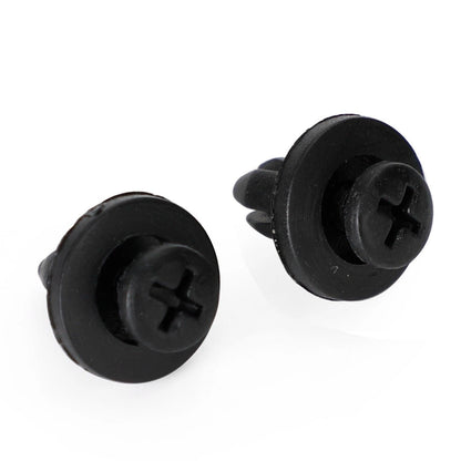 10 Pack Fairing Panel Trim Clips for Motorcycle U T9 (6mm)