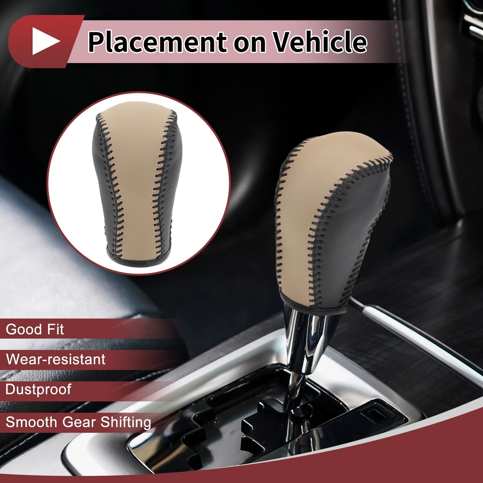 Gear Shift Knob Cover Replacement for Mazda CX-5 (2013–2014)