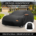 Waterproof Car Cover with Side Zipper for Lexus LS Sedan (2007–2020)