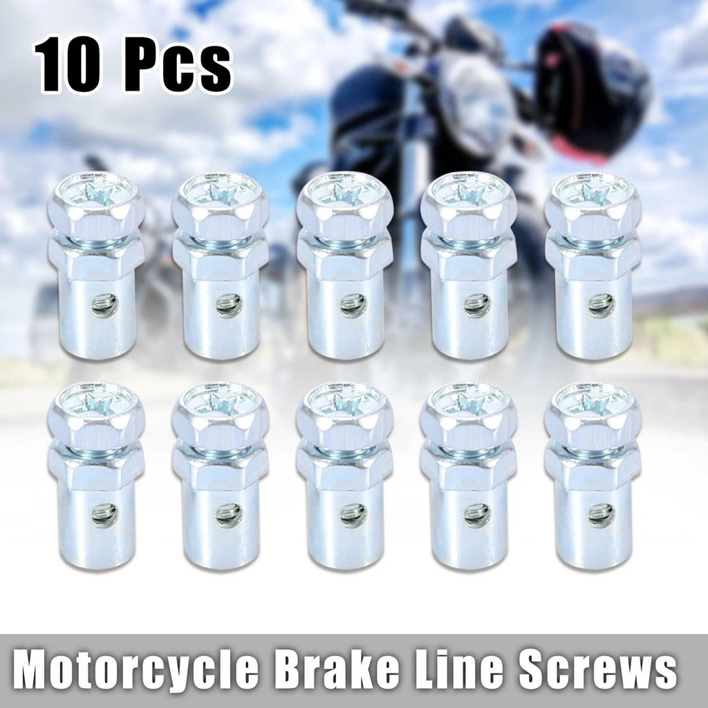 Brake Line Cable Wire Fixing Screws 10 Pieces for Motorcycle (Universal)