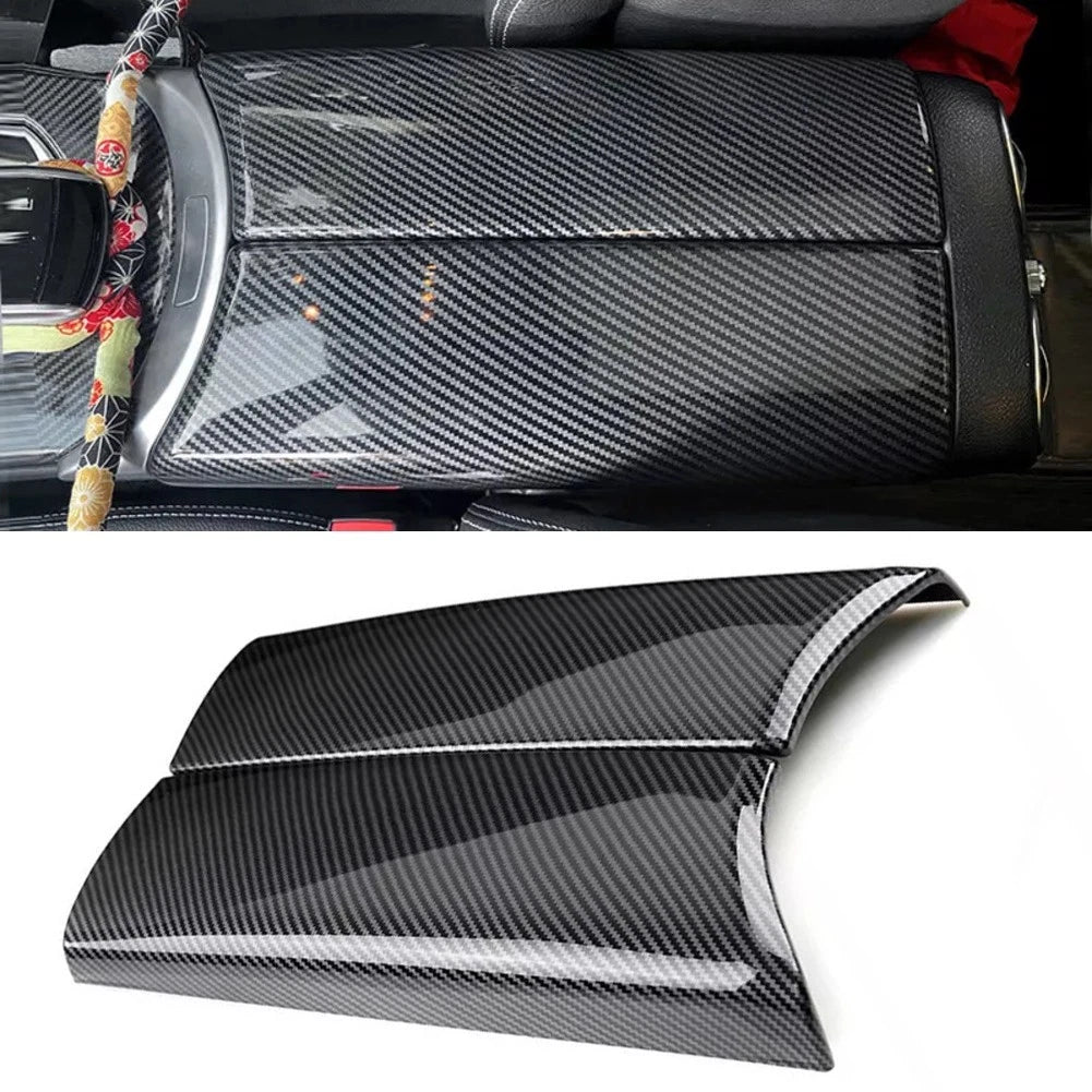 Console Armrest Box Cover for Mercedes (Carbon Black)