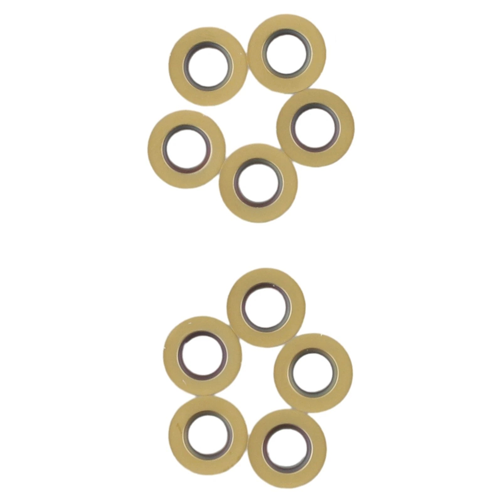 Set of 10 DP5320 Indexable Carbide Milling Inserts for