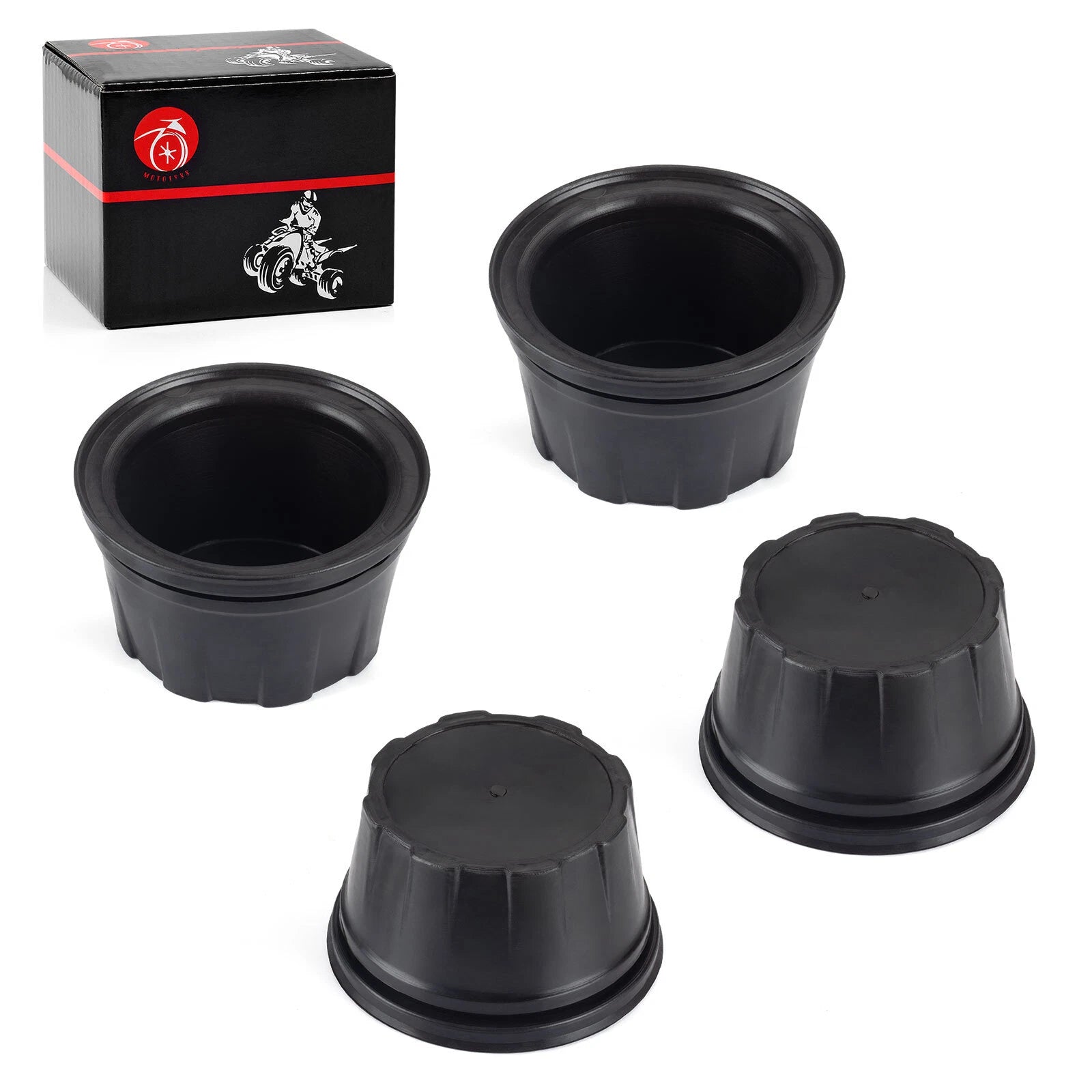 Set of 2 Front & Rear Wheel Center Caps for Honda Recon 250 TRX250TM TRX250TE ES (1997–2023)