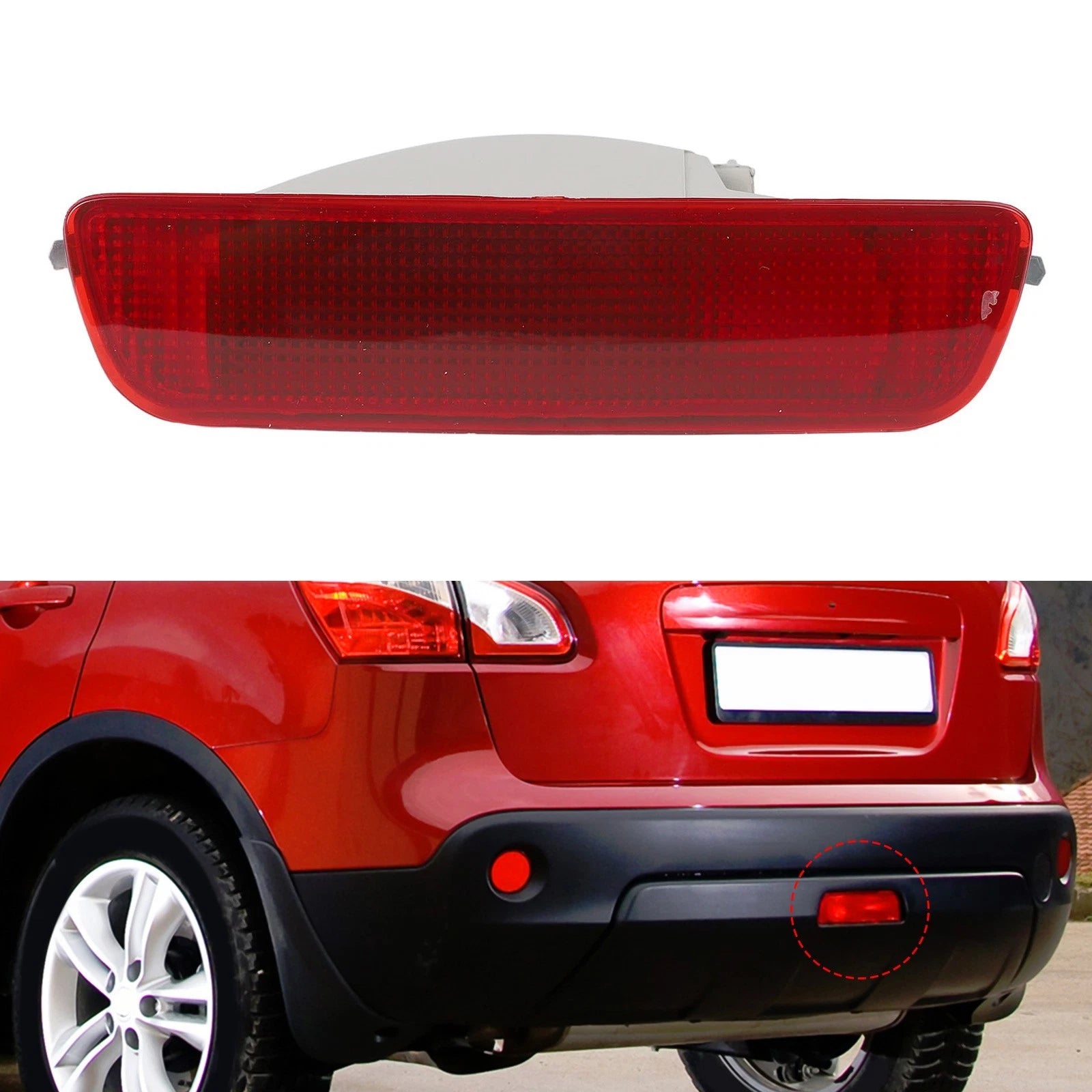 Fog Light for Nissan (2010–2015) 26580JE20A Plastic