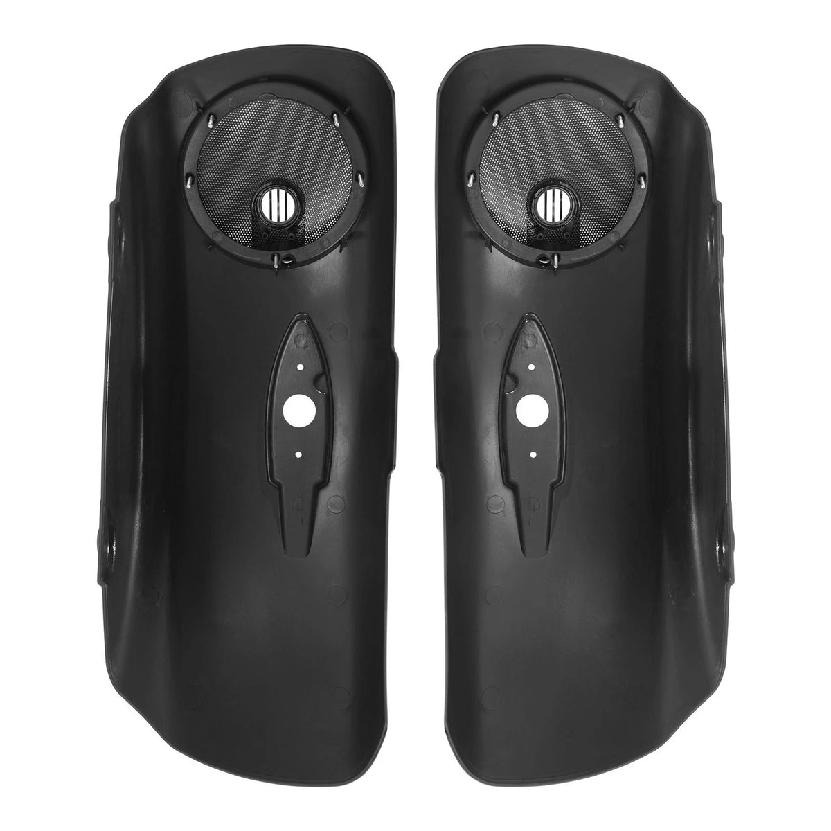 Matte Black Saddlebags Lids with 6.5" Speaker Grill for Indian Roadmaster (2015–2023)