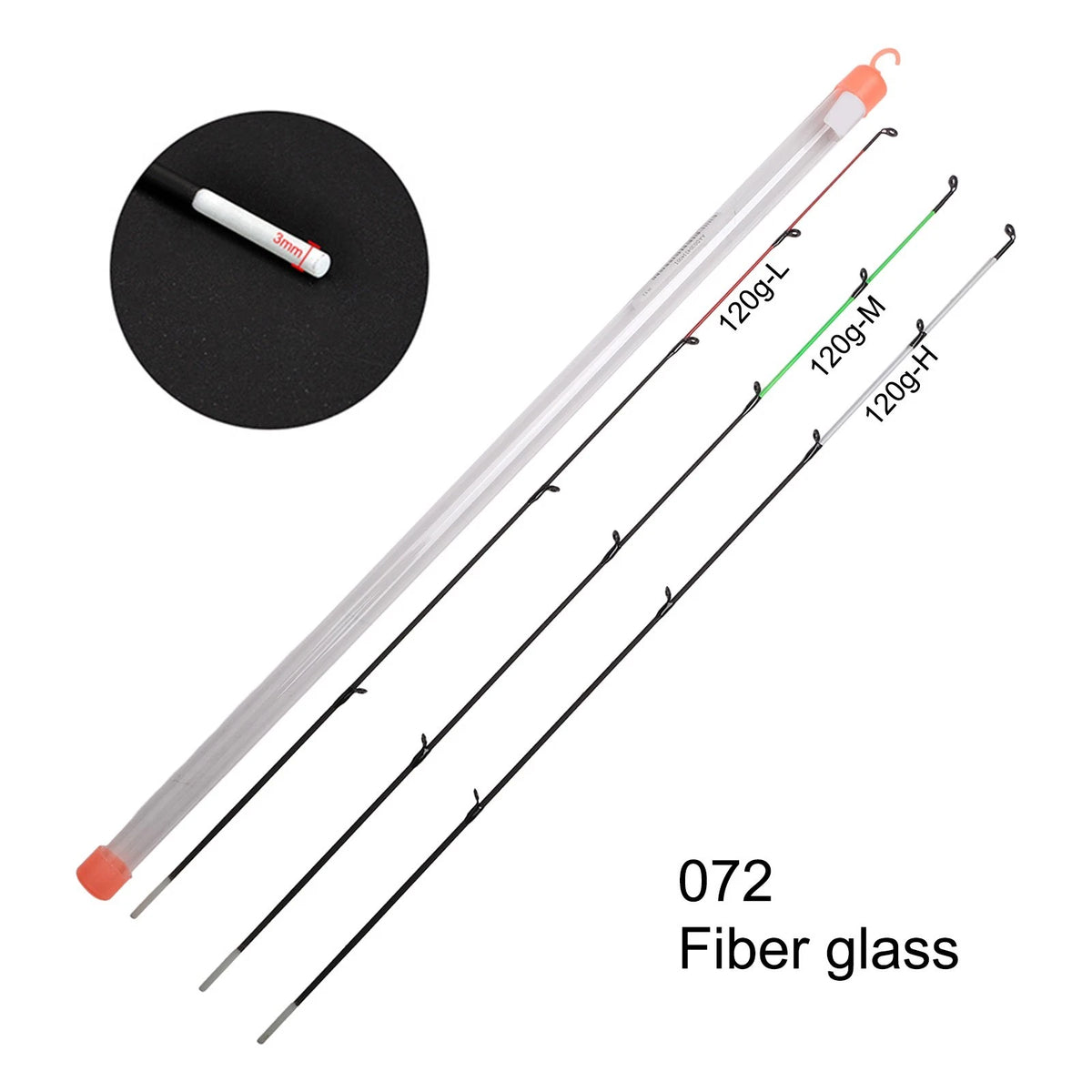 Fishing Tool Fiber Glass Top Tip for Carp Rod (MLH 50120g)