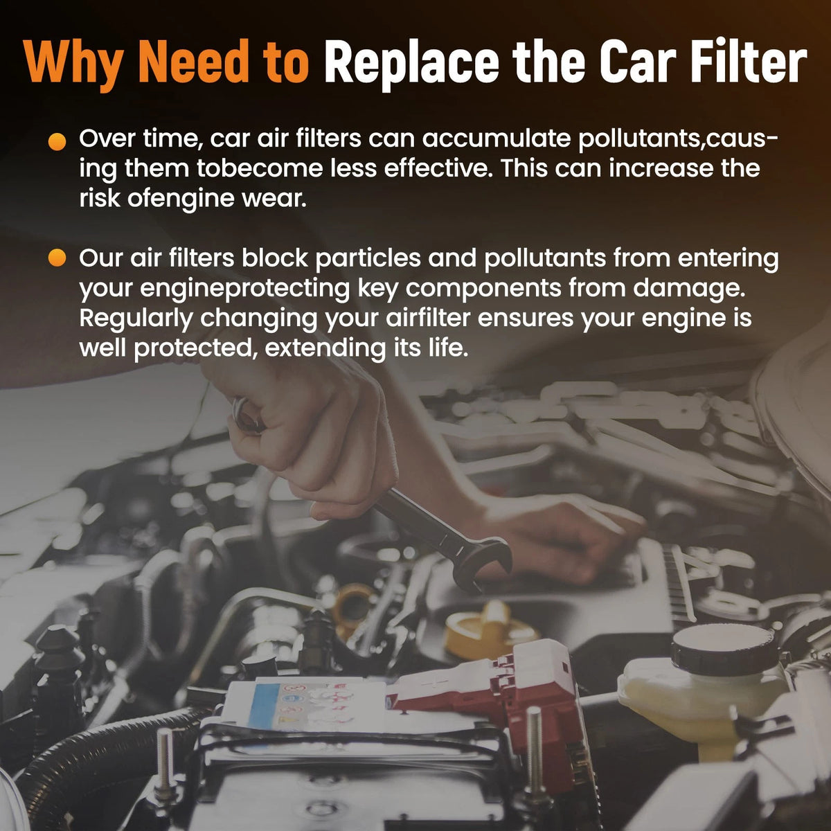 2X Replacement Air Filter Kit for Cummins QSB4.5 (500721, AF55021, WA10721)