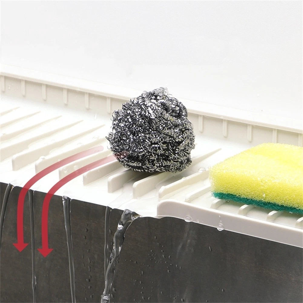 Draining Pad for Easy Clean Coverage Scratch Resistant Material