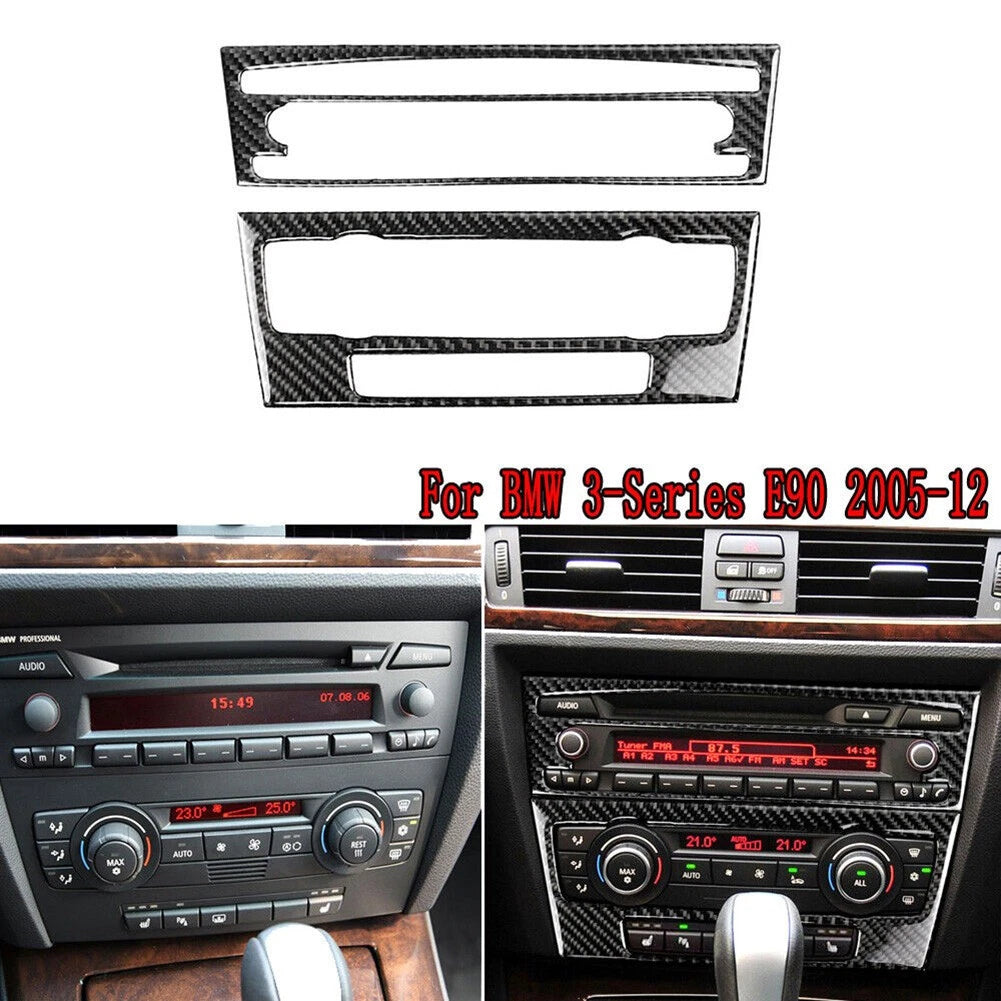 Set of 2 AC Panel Trim for BMW E90 E92 E93 3 Series