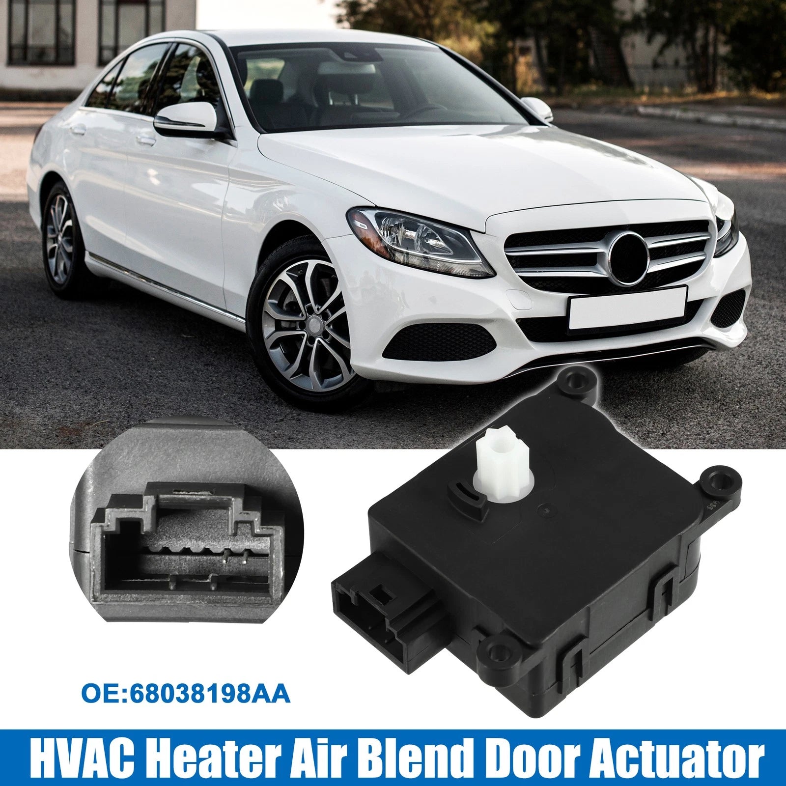 HVAC Heater Blend Door Actuator Replacement for Dodge Journey 2009-2019