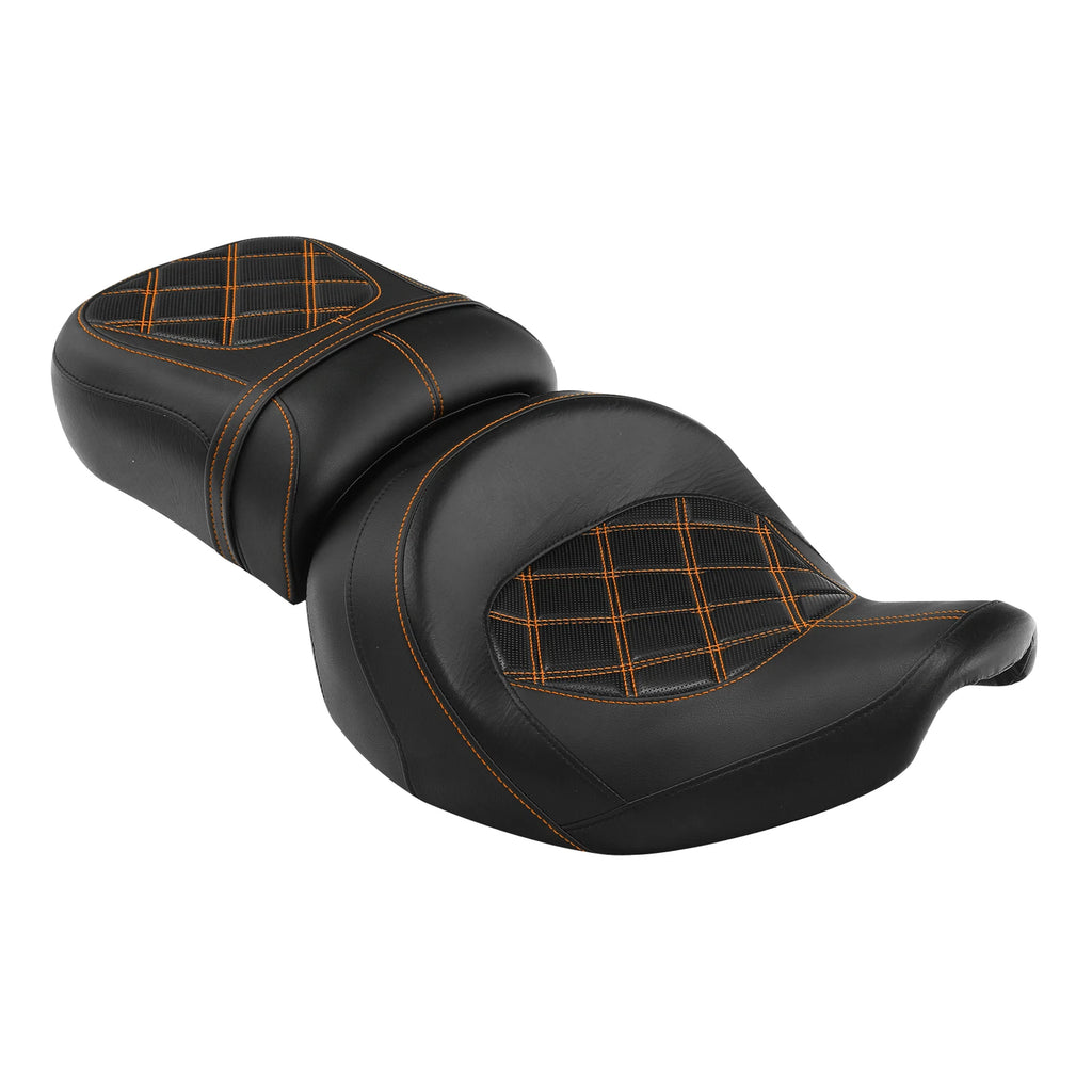 2X Black Two-Up Seat for Indian Chieftain Springfield (2014–2023)