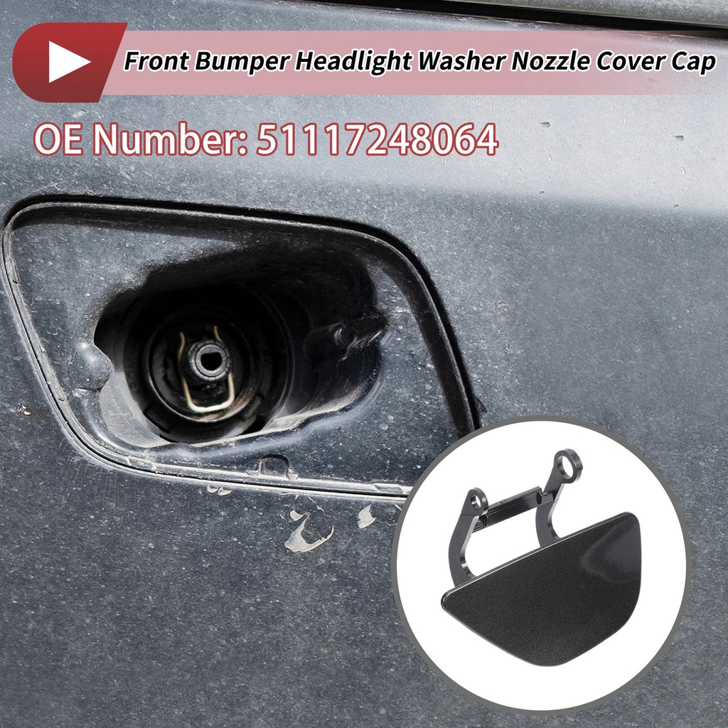 Front Right Washer Nozzle Cover Cap Replacement for BMW 535i GT (2010–2017)